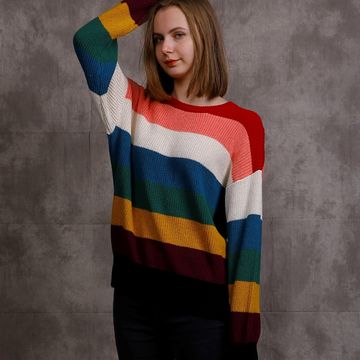 rainbow colors sweatshirt