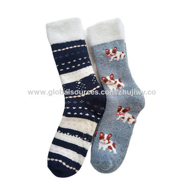 fluffy dog socks