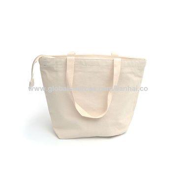 blank canvas tote bags with zipper