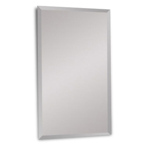 China Beveled Frameless Wall Mirror Includes Mounting Clips