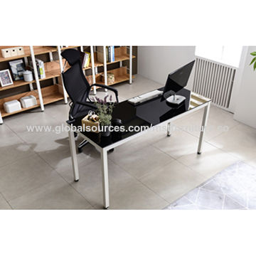 Design Modern Home Office Furniture Wooden Metal Square Frame