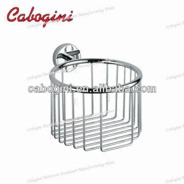 Chrome Sus304 Wall Mounted Wire Hanging Storage Baskets