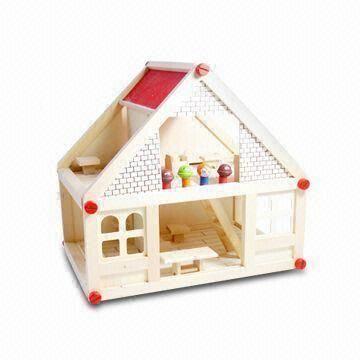 solid wood dollhouse