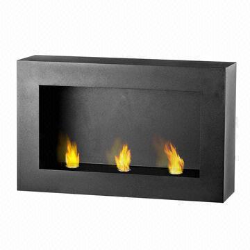 Free Standing Gel Fuel Fireplace Sized 80 X 50 X 22cm Global