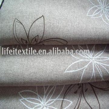 Fire Retardent Curtain Fabric Flax Material Width 150cm Global