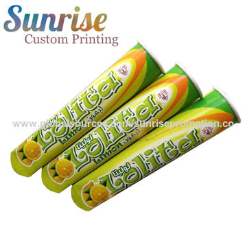 China Disposable Candy Ice Cream Squeeze Paper Cup Push Up Ice cream ...