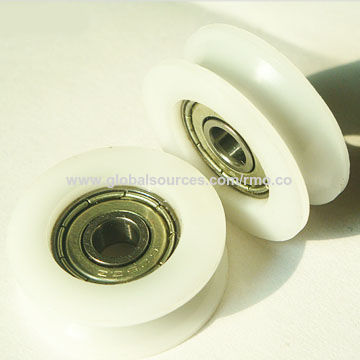 U Groove 626zz Shower Sliding Door Wheels Plastic Pulleys Nylon