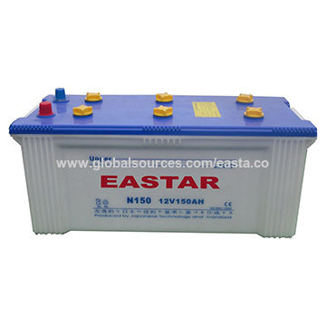 China N150 154g51 12v 150ah 754a Jis Standard Dry Charged Automobile Automobile Batteries China