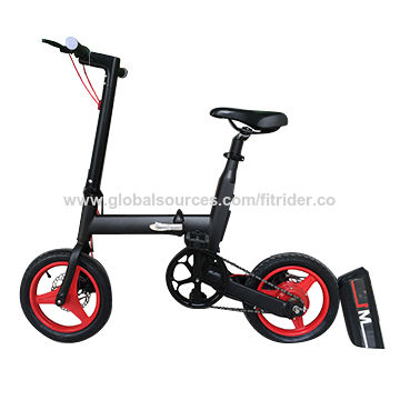 folding electric bike removable battery