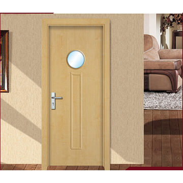 China Economical Interior Wooden Mdf Pvc Door From Qingdao