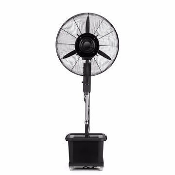 electric fan with water spray