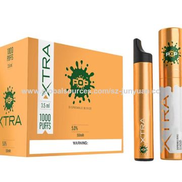 Newest Packaging Pop Xtra 8 Flavors 1000puffs 3 5ml Tank Disposable Vape Free Shipping In 1 2 Days Disposable Vape Pen Pop Vapor Pop Xtra Buy China Pop Xtra On Globalsources Com