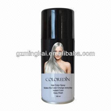 Colored In Hair Color Spray White 100ml Global Sources