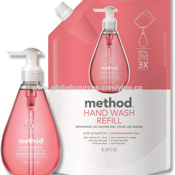 China Method Methode Buy In Bulk Hand Sitizer Gel Pink Grapefruit Main 354 Ml 1000 Ml Replace Pac On Global Sources Hand Sitizer Gel Pink Grapefruit Main