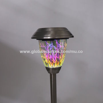 China Led Lights Solar Path Pathway Colorful From Ningbo China Solar Metal Led Light Gl Ball Color Changing Path