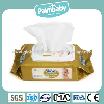 baby wipes to clean hands