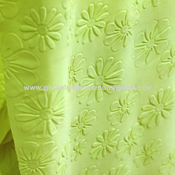 embossed knit fabric