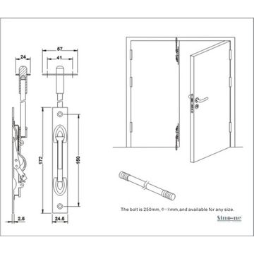 Stainless Steel Door Flush Bolt For Steel Door Global Sources