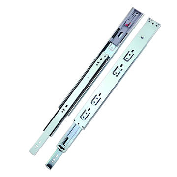 Push Open Drawer Slides 45mm Push To Open Telescopic Ball Bearing