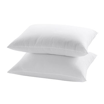 Hypoallergenic Fiber Filled Bed Pillows Soft Cotton Cover Pillows