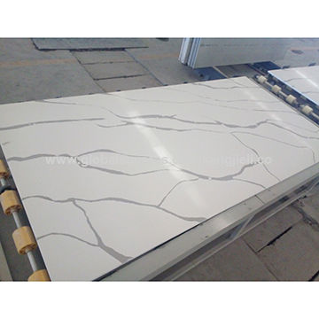 Quartz Slabs Calcutta For Cupboard Countertop Pantry Counter Tops