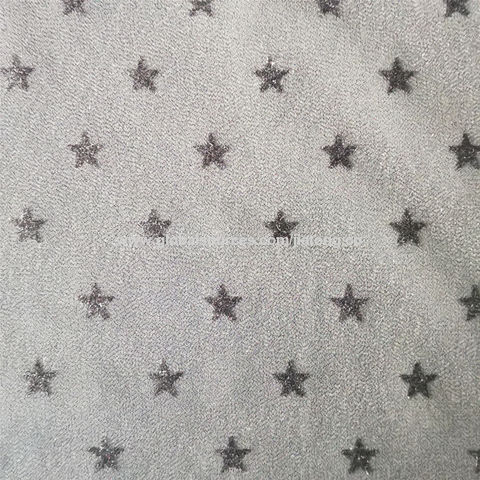 flocked chiffon fabric