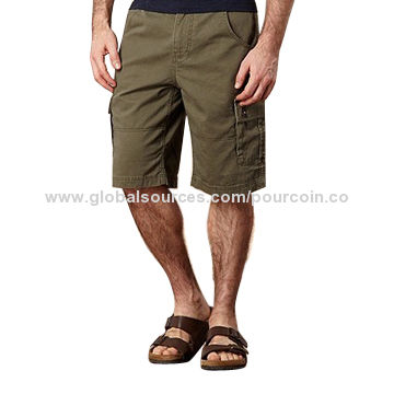 dark green cargo shorts