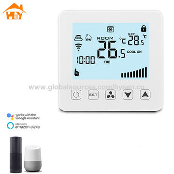 China Smart Programmable Can Fail Heated Digital Thermostat Lcd Screen Thermostat 4 Wire Wiring Diagram On Global Sources Programmable Wifi Smart Thermostat Lcd Screen App Control