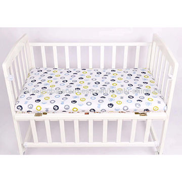 China New Born Baby Crib Sheet Bed Fitted Sheet Plain 100 Cotton