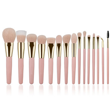 China 15pcs Pink Makeup Brush Set - Private Label Makeup Brushes China 15pcs Pink Makeup Brush Set - Private Label Makeup Brushes