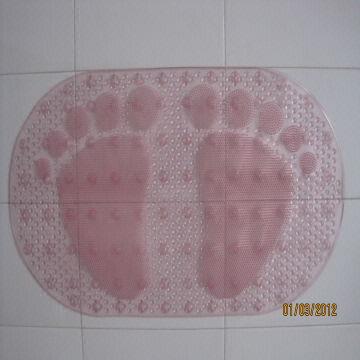 Ova Massage Shaped Foot Bathroom Mat Bath Safety Pvc Door Mat