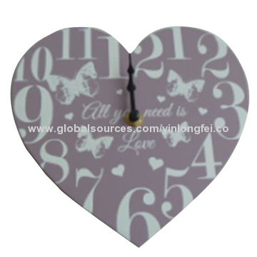 China Heart Shaped Wall Decorative Clock From Qingdao Manufacturer Heart Shaped Wall Decorative Clock China