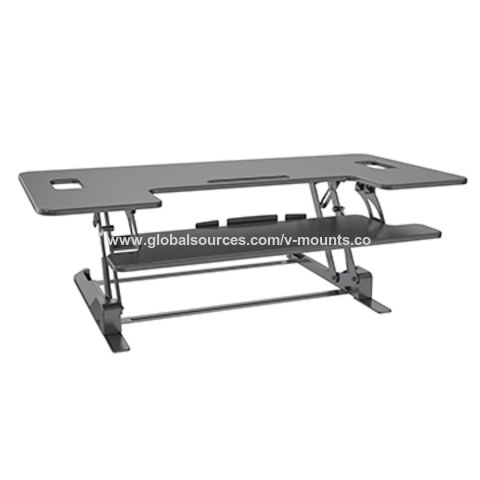 China Height Adjustable Stand Up Desk Computer Riser From Qidong