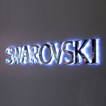 Classical Luxury Brand Shop Sign 3d Backlit Polished Finish Logo Sign For Led Sign Billboard Display Global Sources