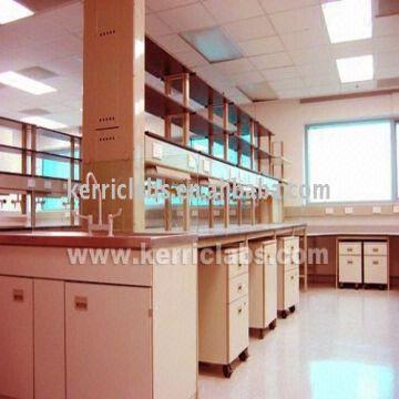 Floor Mounted Small Aluminum Lab Bench Laboratory Flooring