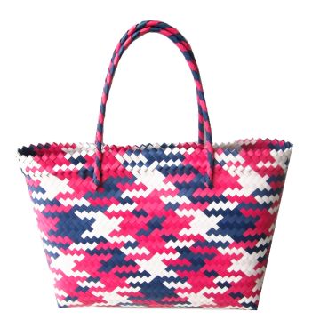 woven plastic tote bag