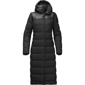 lightweight long down coat womens