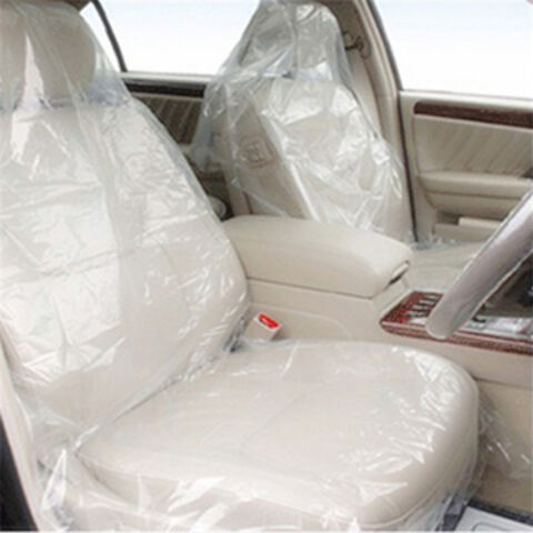 China Private Label Pe Disposable Cover Set For Cars On Global Sources Bag Plastic Car Seat - Clear Disposable Plastic Car Seat Covers