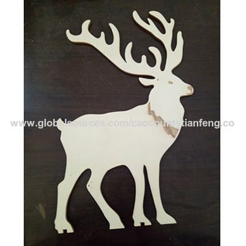 china laser cut christmas decoration use wooden craftswooden deer piece - Wooden Deer Christmas Decorations china laser cut christmas decoration use wooden craftswooden deer piece - Wooden Deer Christmas Decorations