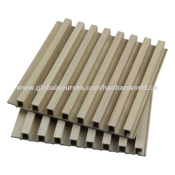 China Simple Line Interior Decorative Wooden Strip Tv Backdrop Fluted Wall Panel Wpc Grid Ceiling On Global Sources Chinese Tile Wpc Ceiling Tile Wpc Grid Ceiling