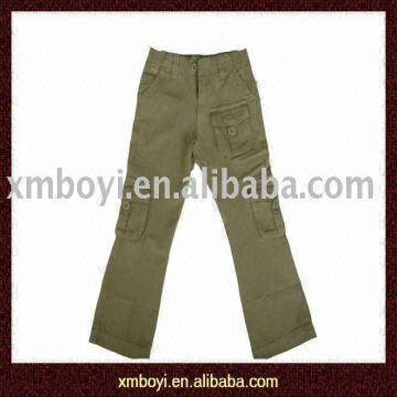 100 cotton cargo trousers