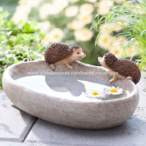 China Bsci Factory Handmade Polyresin Bird Bath Hedgehog Statue Garden Ornament Figurines On Global Sources Statues Ornaments - Bird Bath Garden Ornaments China Bsci Factory Handmade Polyresin Bird Bath Hedgehog Statue Garden Ornament Figurines On Global Sources Statues Ornaments - Bird Bath Garden Ornaments