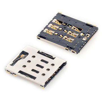 China 6 Pin Nano Sim Card Connector With Card Tray Sim Card Readers For Gps Mobile Phone Sim Card Holder On Global Sources Card Connectors For Mobile Phone Sim Card Connectors With Tray Nano Sim