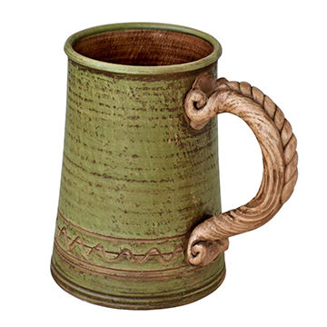 China Clay Cup With Handle 25oz Multicolor Natural Earthenware Eco Friendly Tea Coffee Ceramic Beer Mug On Global Sources