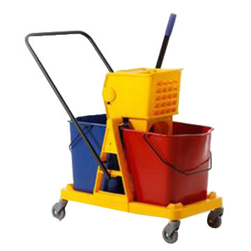 China Mop Wringer Bucket Trolley From Huangshi Wholer China Mop Wringer Bucket Trolley From