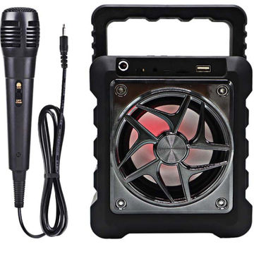 mini portable speaker with microphone