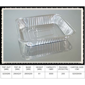 Rectangular Aluminum Foil Container Usa Half Size Aluminum Tray C140 Global Sources