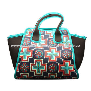 neoprene lunch tote bag