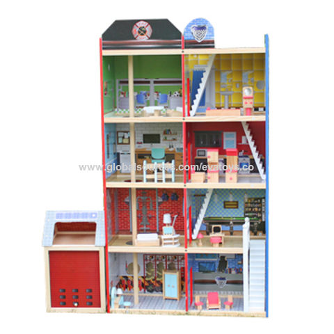 fire station toy house