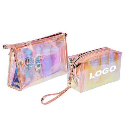 Transpa Laser Cosmetic Bags Luxury - Custom Printed Makeup Bags Transpa Laser Cosmetic Bags Luxury - Custom Printed Makeup Bags